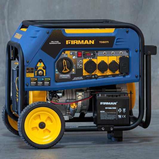 Generator 8000W/ 10,000W Tri Fuel Electric Start 120V/240V with Wheel Kit