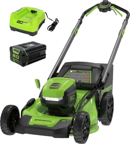 Greenworks 80V 21-Inch Self-Propelled Lawn Mower