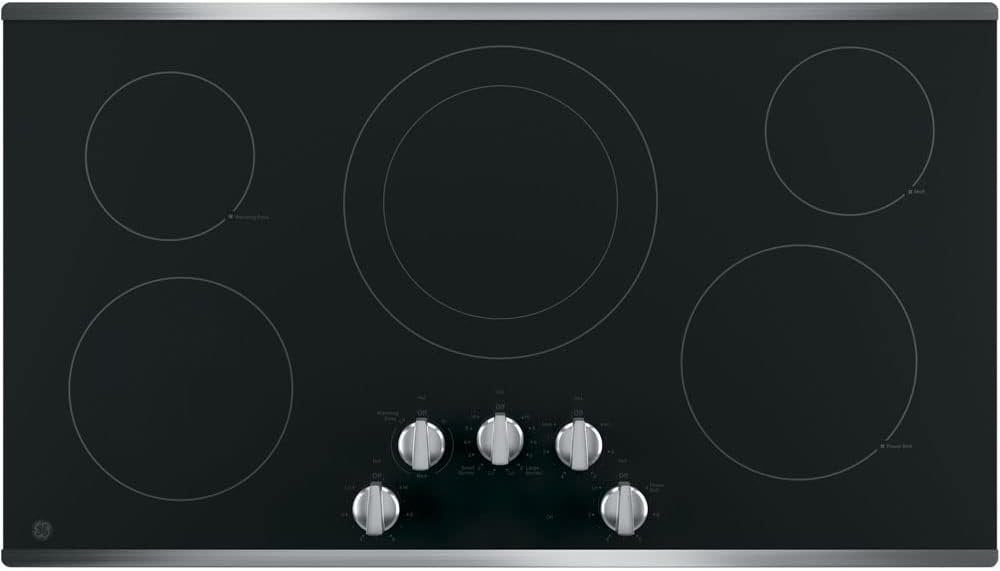 GE 36″ Built-In Electric Cooktop JP3036SLSS