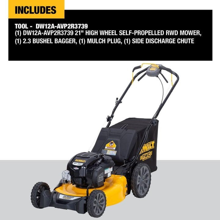 DEWALT 21″ 163cc Self-Propelled Lawn Mower