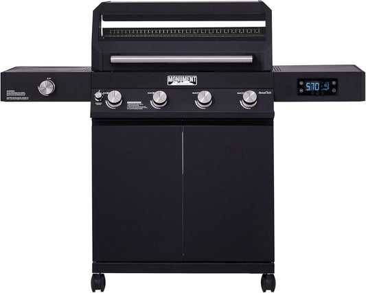 Monument Grills Denali 425 Black Smart Tech Propane Gas Grill