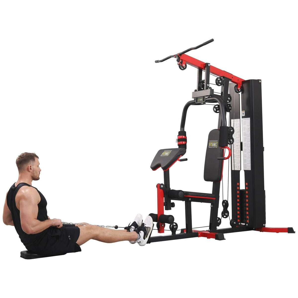 Fitvids LX750 Multifunctional Full Home Gym System Workout Station