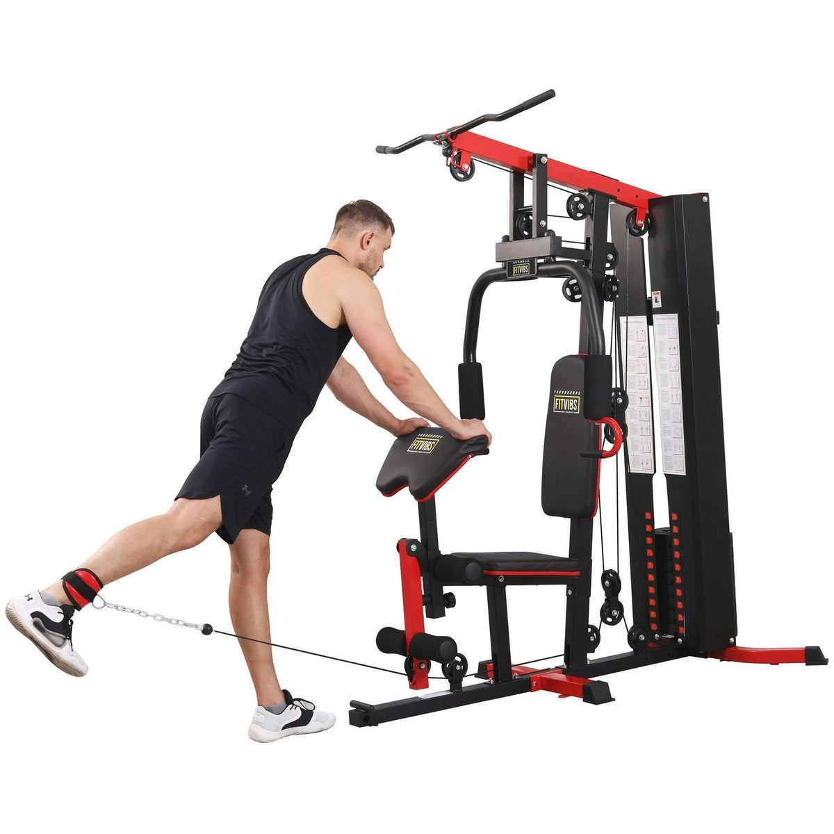 Fitvids LX750 Multifunctional Full Home Gym System Workout Station