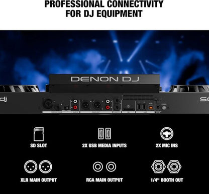 Denon DJ SC LIVE 4 4-Deck Standalone DJ