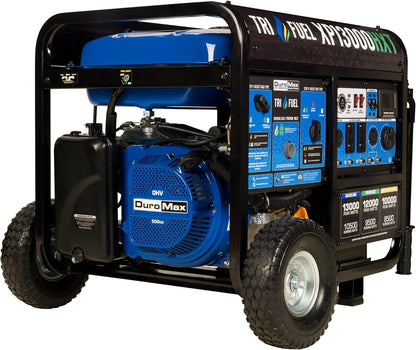 DuroMax 13,000 Watt Tri Fuel Portable HXT Generator XP13000HXT
