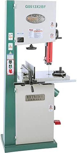 Grizzly Industrial G0513X2BF – 17″ 2 HP Extreme-Series Bandsaw w/Cast-Iron Trunnion & Foot Brake
