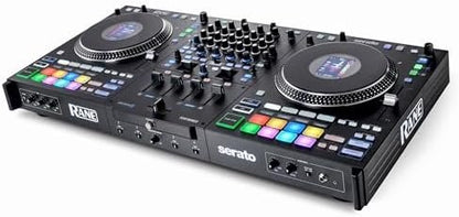 Rane PERFORMER 4-Channel Motorized DJ Controller, 7″ Platters with Displays, Precision Feel Faders, Stem Split, Advanced FX, Serato DJ Pro Included