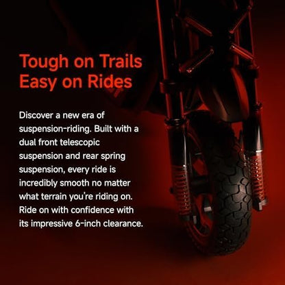 Segway ZT3 Pro Electric Scooter, Up to 24.9 MPH, 43.5-Mile Range, Dual Suspension, Flash Charge, 1600W Peak Motor, Off-Road Scooter for Adults UL Certified (UL2272/2271)