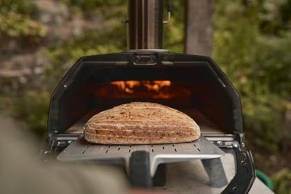 Ooni Karu 2 Pro Multi-Fuel Pizza Oven – Wood and Gas Outdoor Pizza Oven with Pizza Stone & Integrated Thermometer, Pizza Oven Outdoor, Dual Fuel 16 Inch Pizza Maker, Outdoor Cooking Grill
