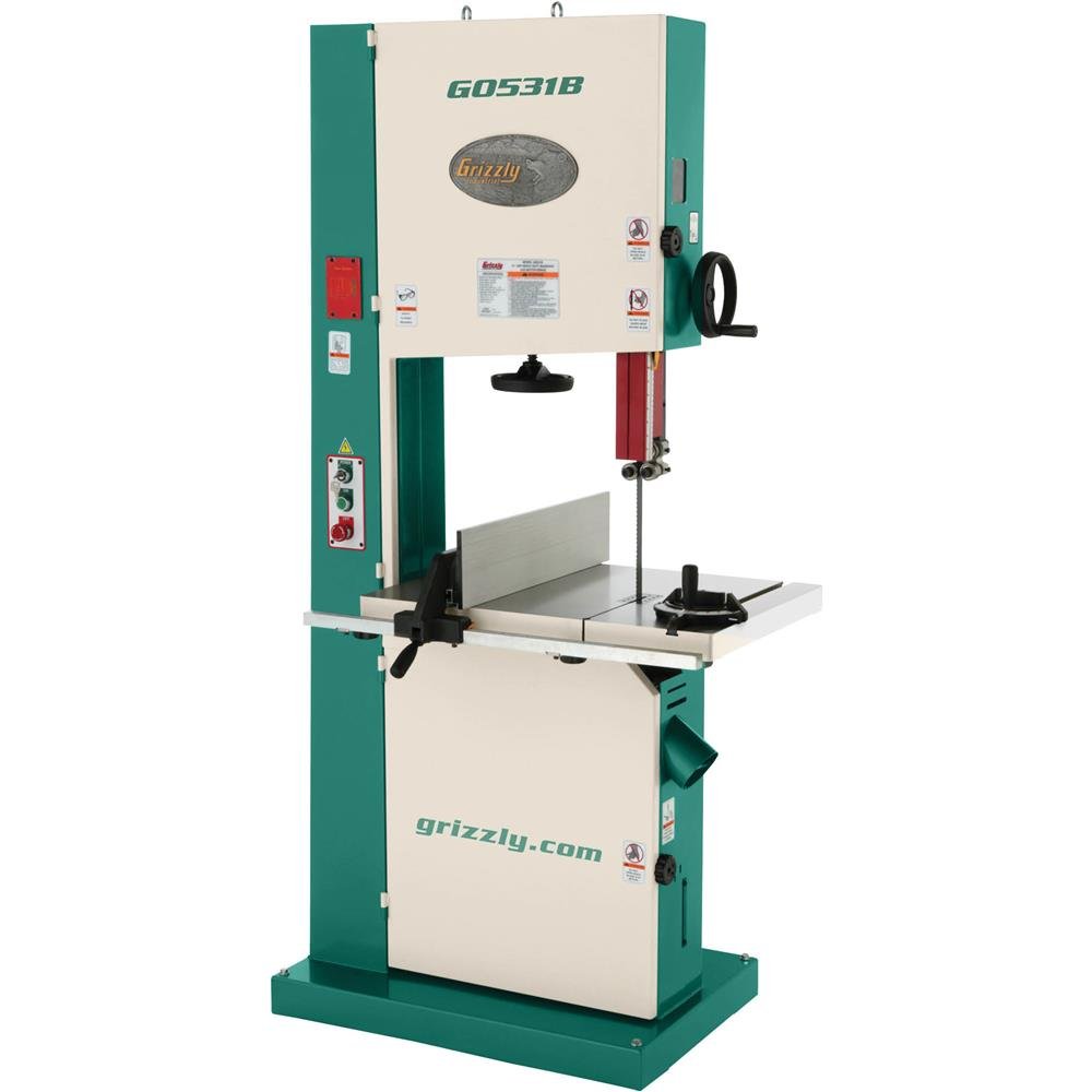 Grizzly G0531B – 21″ 5 HP Industrial Bandsaw w/ Brake