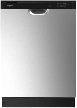 Quiet Dishwasher with Boost Cycle and Pocket Handle