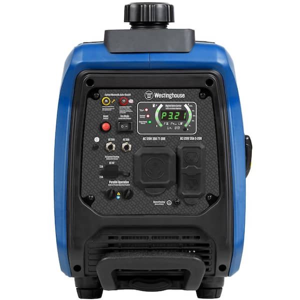 4,000-Watt Gas Powered Portable Inverter Generator with Recoil Start, LED Data Center